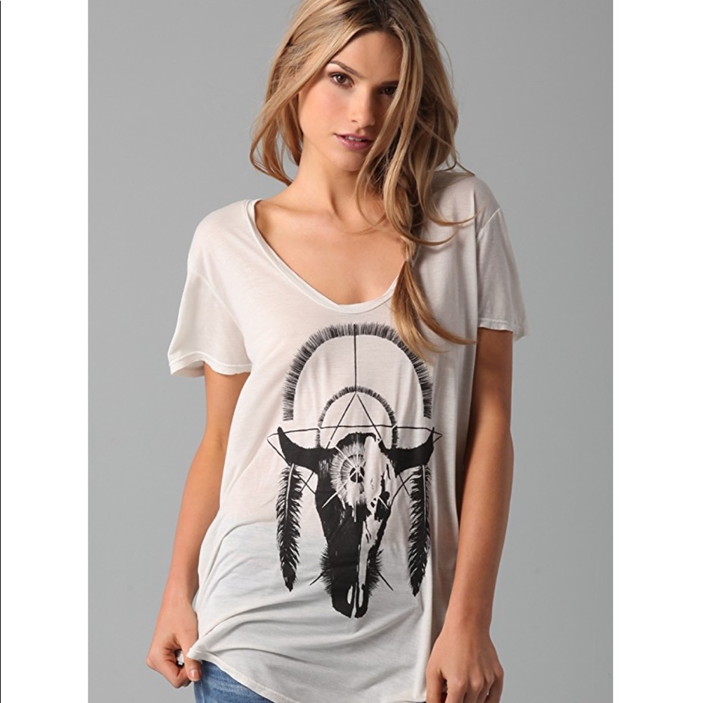 291 from Venice Ca T-shirt with Steer Graphic